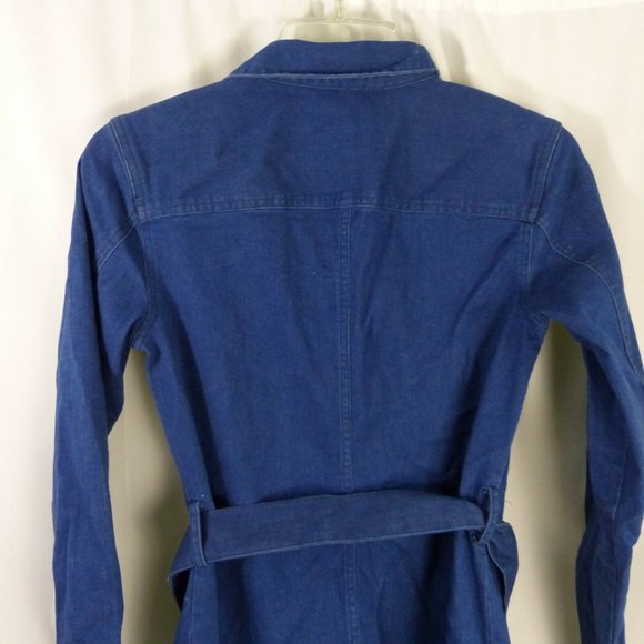 G.I.L.I. got it love it Women's Sz 0 Denim Duster - Picture 4 of 8